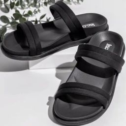 Inc.5 Women's Black Casual Sandals-1