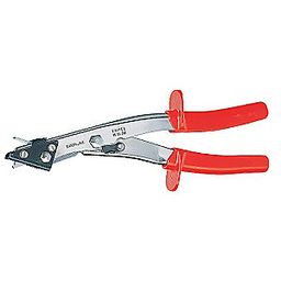 Knipex Sheet Metal Nibbler 11 InL 2.0mm Cut Red-picture-33