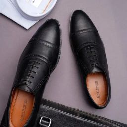 Louis Stitch Men's Black Oxford Shoes-image-57