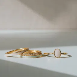 Perfectly Average Enamel Studded Stackable Ring image 2