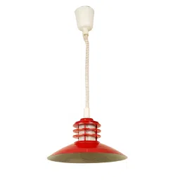 ELIANTE Apollo-delux-Red-Big Red Iron Hanging Light Without Bulb-24