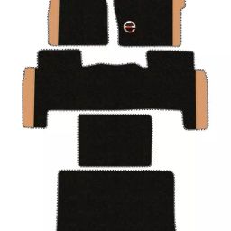 Elegant Duo Black And Beige Carpet Car Mat Compatible With Mahindra Thar 2020 Onwards-image-76