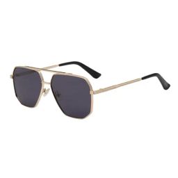 Ted Smith Grey Aviator Unisex Sunglasses-17