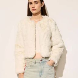 Only Off White Regular Fit Jacket-25