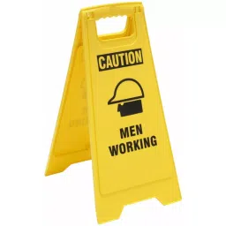 TOUGH GUY Floor Safety Sign Polypropylene 24x11 29/36x12 inch Nominal Sign, 6DMG6-picture-14