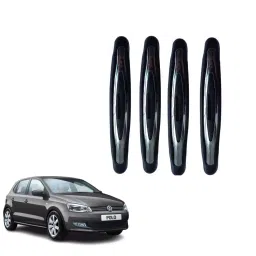 SPREADX Plastic Car Compact Black Colour Elegant Door Guard Protection Universal Type Suitable for V W Polo (Set of 4 Pcs)-picture-7