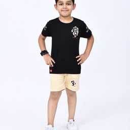 SHAKTI CREATION Boys Printed T-shirt with Shorts-82