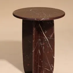 Muun Home Raio Indian Roso Red Marble Tall Table-picture-19