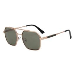 Ted Smith Green Aviator Unisex Sunglasses-21