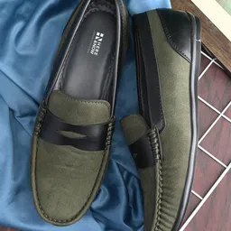 HERE&NOW Men Suede Loafers-picture-50