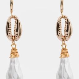 Sohi Gold Plated Designer Drop Earrings Pack of 2-image-11