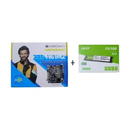 Zebronics Zeb-H61M2 with NVMe Slot + Scuda 128 GB NVMe SSD Combo Set Motherboard-31