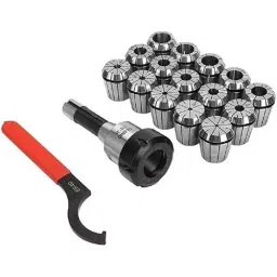 A.D INTERNATIONAL ER40 Precision Collet Set with R8 Bridgeport Shank, Holder and Wrench for Milling and Drilling Operations, 100-CS-157 (Set of 15) image 2