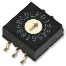 MULTICOMP PRO Rotary Switches SWITCH, 16 POS, ARROW, MCRM3AF-16R-picture-12