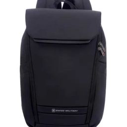 Swiss Military Gazebo Black Medium Laptop Backpack-42