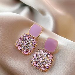 DIVASTRI Gold Alloy Earrings-9