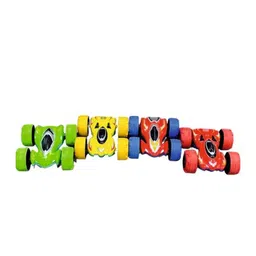 TECHNO TOYS Kids Set Of 4 Rotating Stunt Car Toy Vehicle-picture-34