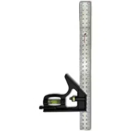 MAF Combination Square Calibration Angle Ruler 304.8 mm (12 Inch)-12