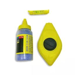 B K JAGAN & CO Chalk Line Reel Combo 15 m Plastic Yellow 254C48D-41