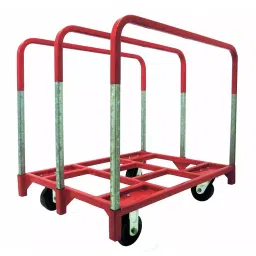 Dayton Single-Height Vertical Panel Truck with Nonmarring Adjustable Rails 2400 lb Load Capacity, 30F027-image-12