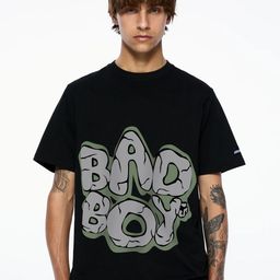 UNRL Typography Print Oversized T-shirt-image-55
