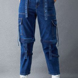 VOLTEDGE Women Relaxed Fit High-Rise Low Distress Stretchable Jeans-image-53