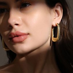 SOHI Contemporary Hoop Earrings-37