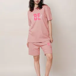 Keenuu PrintedPure Cotton T-Shirt With Shorts Co-Ords-picture-19