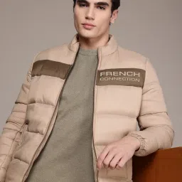 Men Printed Puffer Jacket-image-39