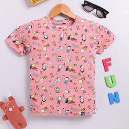 YK X Minute Mirth Boys Peanuts Graphic Printed Pure Cotton T-shirt-picture-6