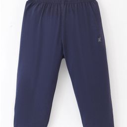 Doreme Single Jersey Knitted Three Fourth Leggings Solid Colour - Oxford Blue-image-43