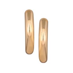 Raf the label Gold-Plated Circular Half Hoop Earrings-image-59