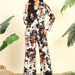 WoowZerz Printed Coat With Trousers Co-Ords-picture-30