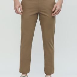 Basics Men Slim Fit Trousers-image-92