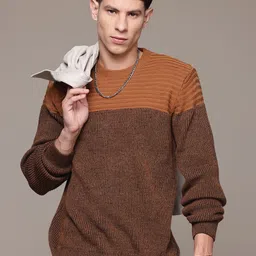 The Roadster Lifestyle Co. Colourblocked Pullover-picture-37