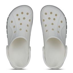 Crocs White & Black Croslite Clogs image 1