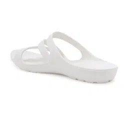Red Tape Women's White Slides image 5