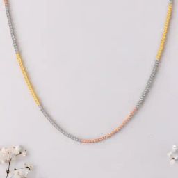 Zavya 925 Sterling Silver Tri-Tone Elegance Triple Tone Plated Box Chain-image-64