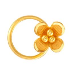 P.C. Chandra Jewellers 22k Gold Nosepin for Women-picture-22