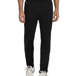 Van Heusen Performance Regular Fit Swift Dry 4 Way Stretch Solid Trackpants - Black-7