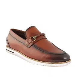 One8 Select By Virat Kohli Debonair Brown Loafers-image-67