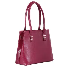 Toteteca Red Solid Medium Shoulder Handbag image 5