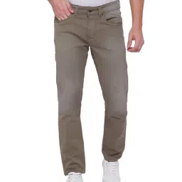 Being Human Olive Lightly Washed Jeans-image-40