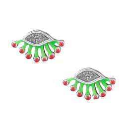 Taraash 92.5 Sterling Silver Enamel Earrings for Women-image-88