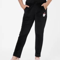 Sweet Dreams Kids Black Solid Trackpants-picture-26