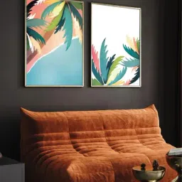 The Art House Abstract Multicolor Canvas Painting-image-62