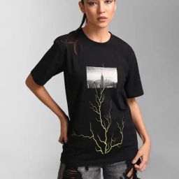 KZ07 by Kazo Black Printed T-Shirt-picture-37