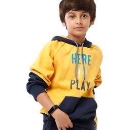 Under Fourteen Only Kids Yellow & Navy Printed Full Sleeves Sweatshirt-image-76