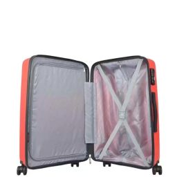 VIP Quad Red Striped Trolley Bag Pack of 3 - 53cms,63cms & 73cms image 5