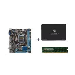 Zebronics Zeb-H61 LGA 1155 Socket 128 GB SATA 2.5 inch SSD Combo Set Motherboard-4